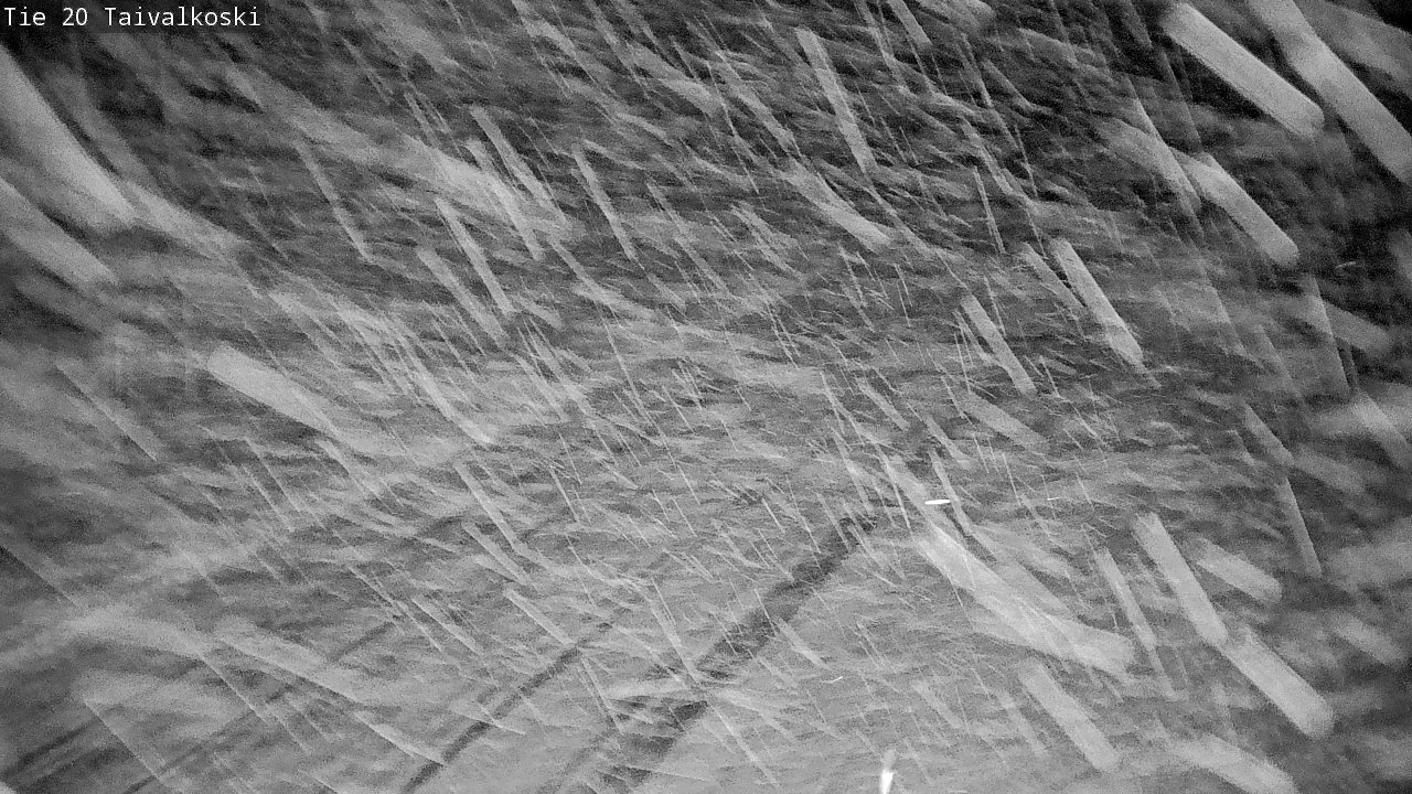 Weather Camera Image Road 20 Taivalkoski, Taivalkoski, Pohjois-Pohjanmaa