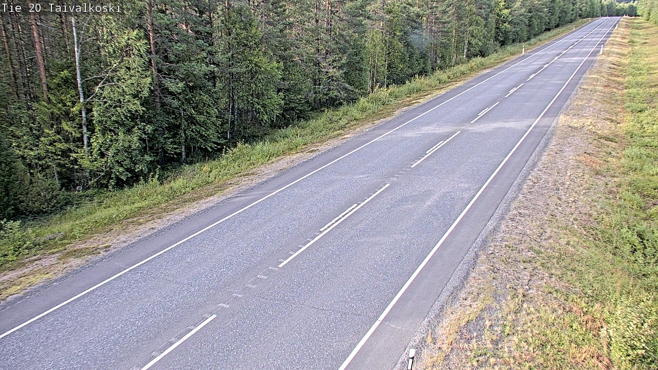 Kelikamerat Kuva Tie 20 Taivalkoski, Taivalkoski, Pohjois-Pohjanmaa