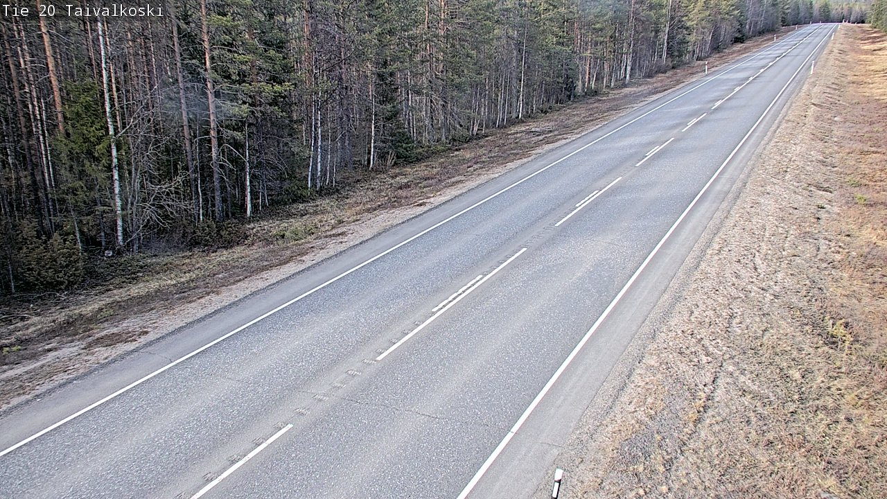 Kelikamerat Kuva Tie 20 Taivalkoski, Taivalkoski, Pohjois-Pohjanmaa