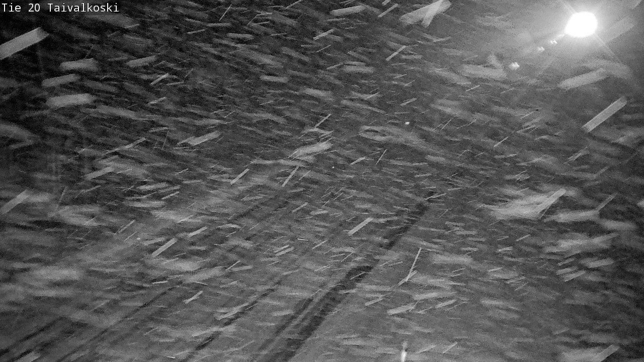 Weather Camera Image Road 20 Taivalkoski, Taivalkoski, Pohjois-Pohjanmaa