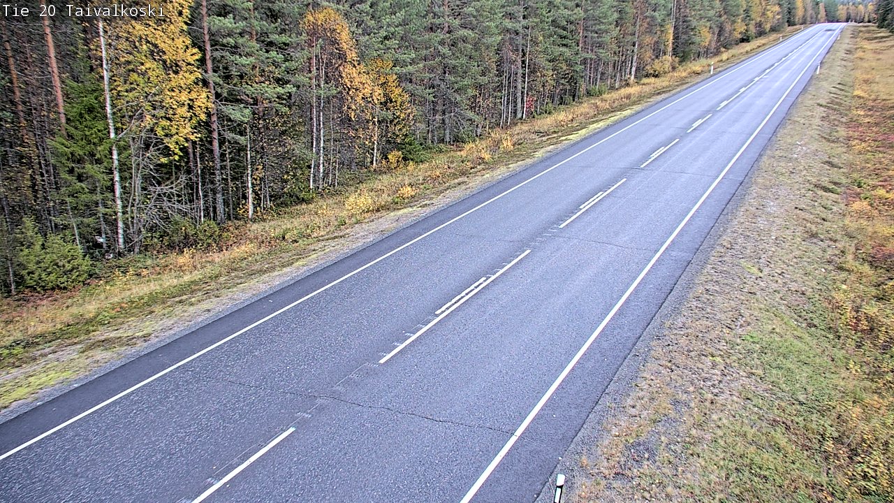 Kelikamerat Kuva Tie 20 Taivalkoski, Taivalkoski, Pohjois-Pohjanmaa