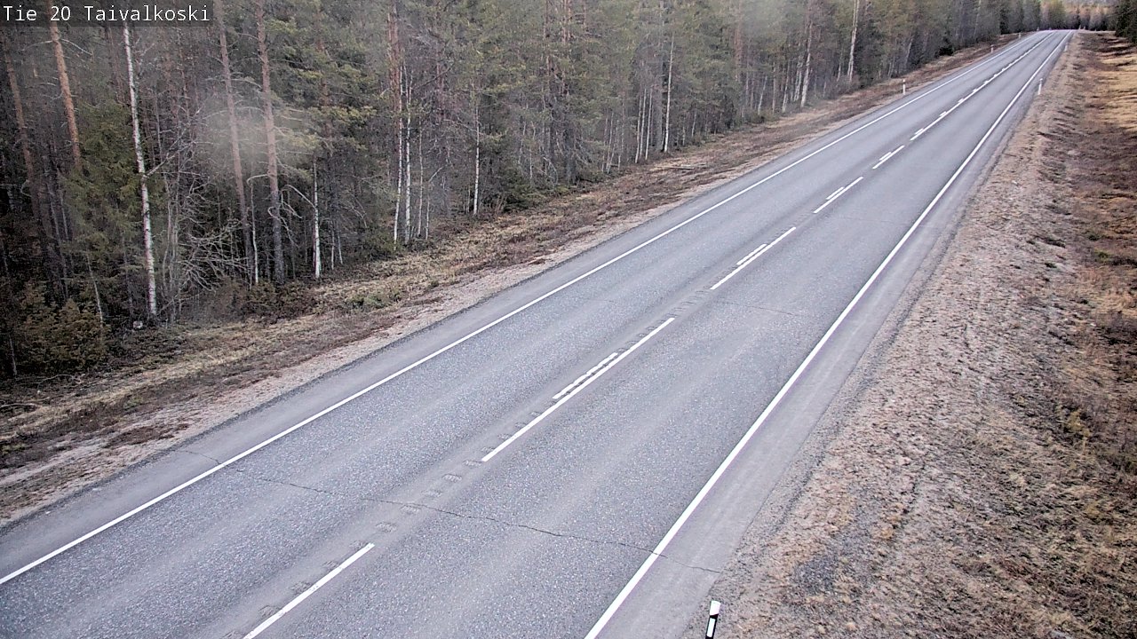 Kelikamerat Kuva Tie 20 Taivalkoski, Taivalkoski, Pohjois-Pohjanmaa