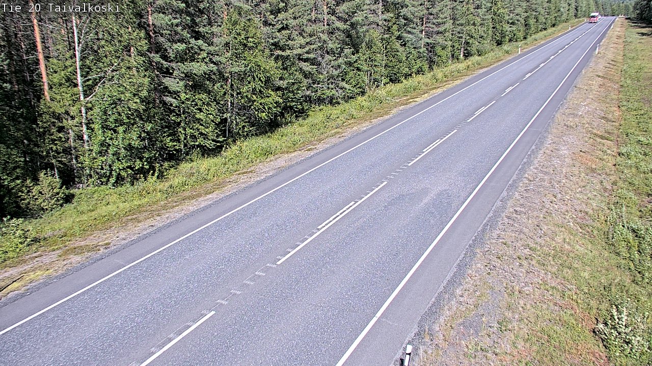 Kelikamerat Kuva Tie 20 Taivalkoski, Taivalkoski, Pohjois-Pohjanmaa