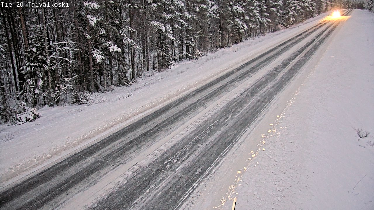 Weather Camera Image Road 20 Taivalkoski, Taivalkoski, Pohjois-Pohjanmaa