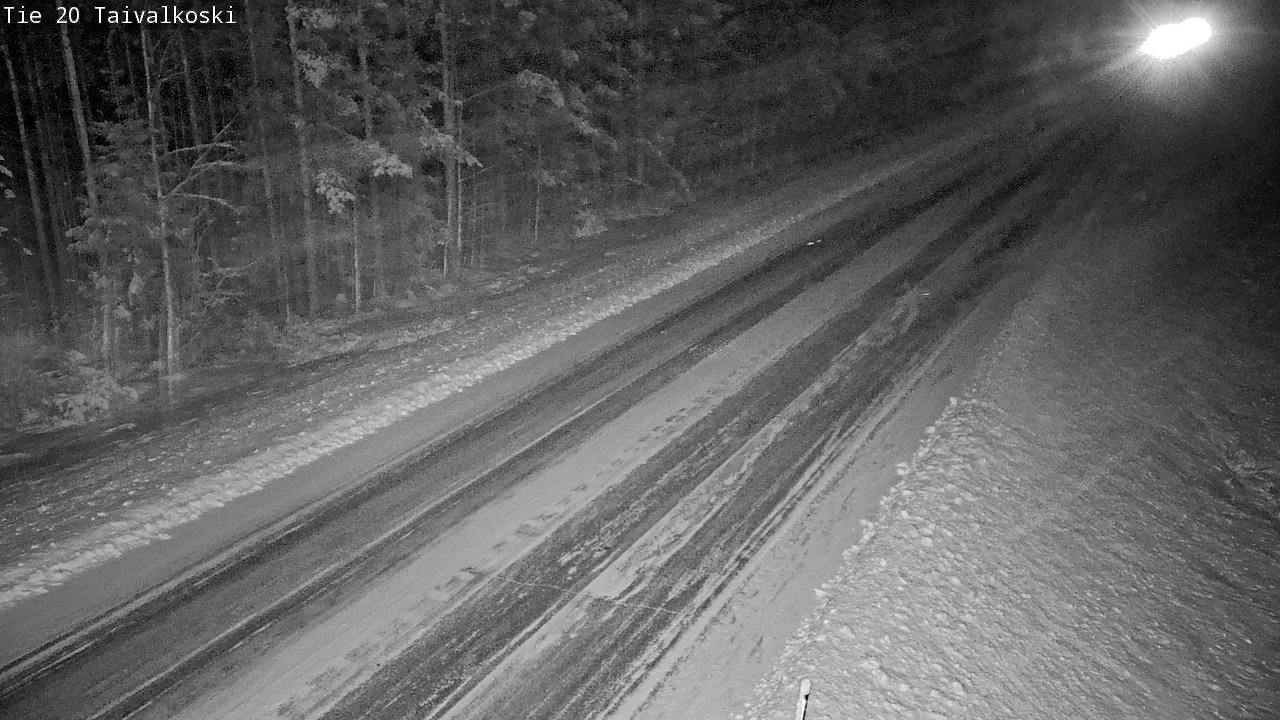 Weather Camera Image Road 20 Taivalkoski, Taivalkoski, Pohjois-Pohjanmaa