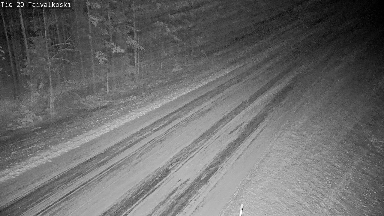 Weather Camera Image Road 20 Taivalkoski, Taivalkoski, Pohjois-Pohjanmaa