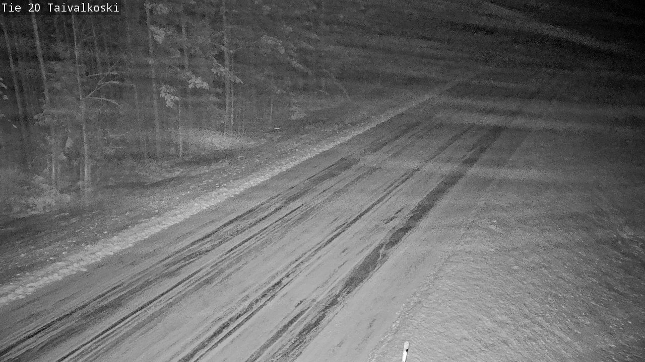Weather Camera Image Road 20 Taivalkoski, Taivalkoski, Pohjois-Pohjanmaa