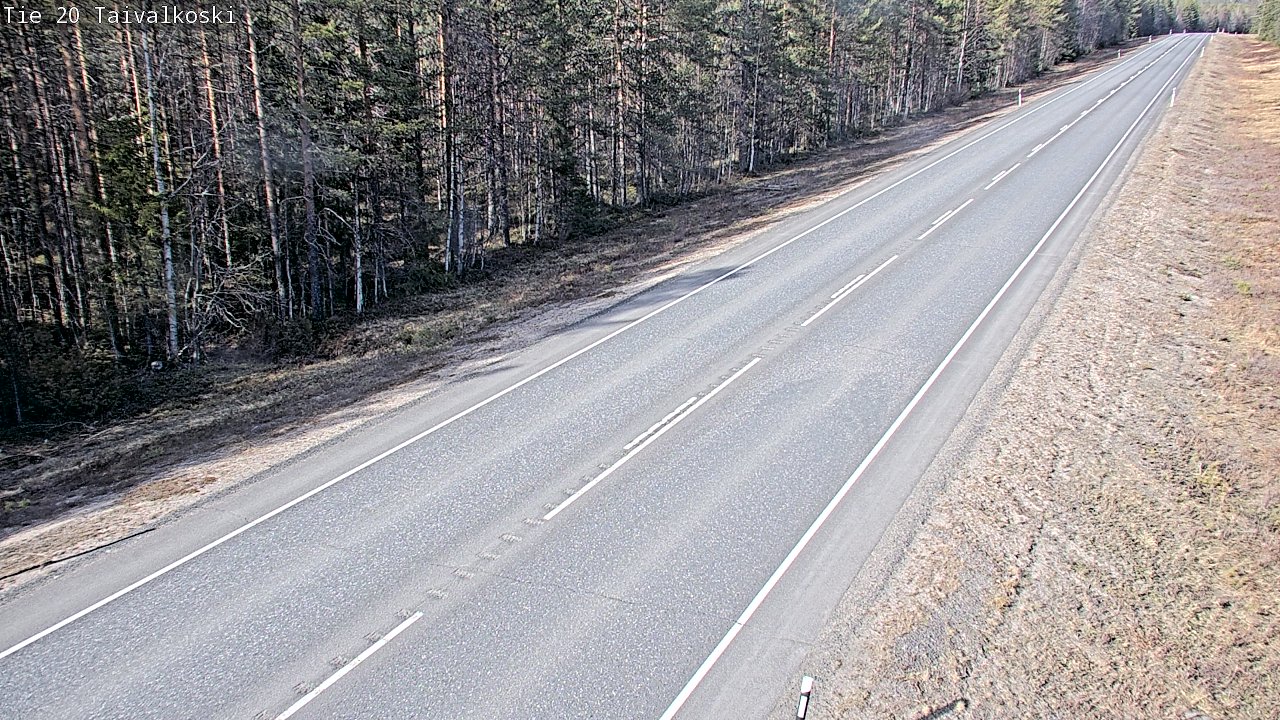 Kelikamerat Kuva Tie 20 Taivalkoski, Taivalkoski, Pohjois-Pohjanmaa