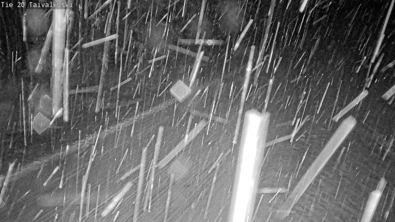 Weather Camera Image Väg 20 Taivalkoski, Taivalkoski, Pohjois-Pohjanmaa