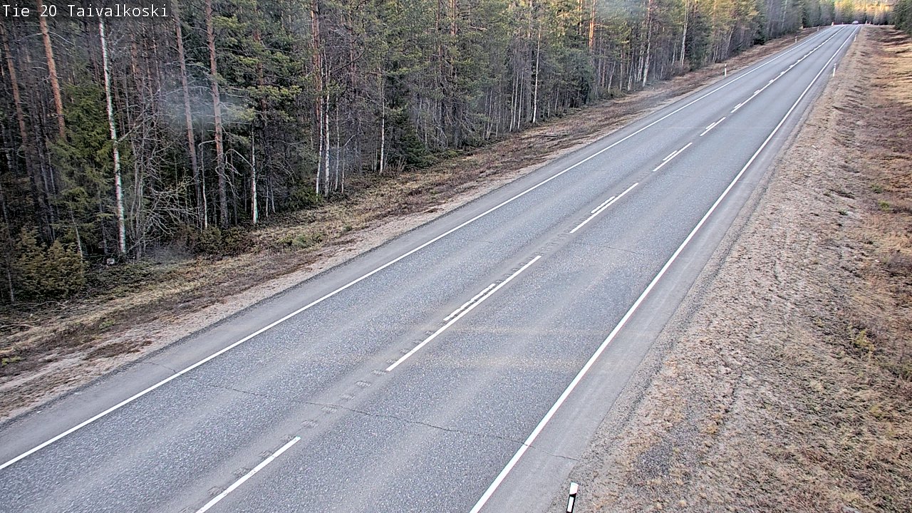 Kelikamerat Kuva Tie 20 Taivalkoski, Taivalkoski, Pohjois-Pohjanmaa