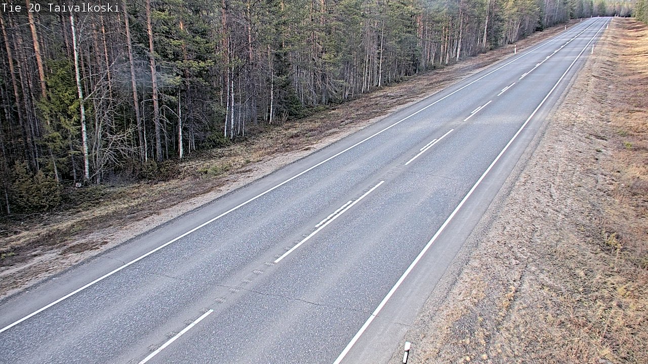 Kelikamerat Kuva Tie 20 Taivalkoski, Taivalkoski, Pohjois-Pohjanmaa