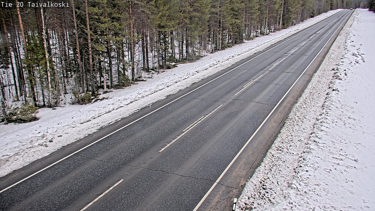 Kelikamerat Kuva Tie 20 Taivalkoski, Taivalkoski, Pohjois-Pohjanmaa