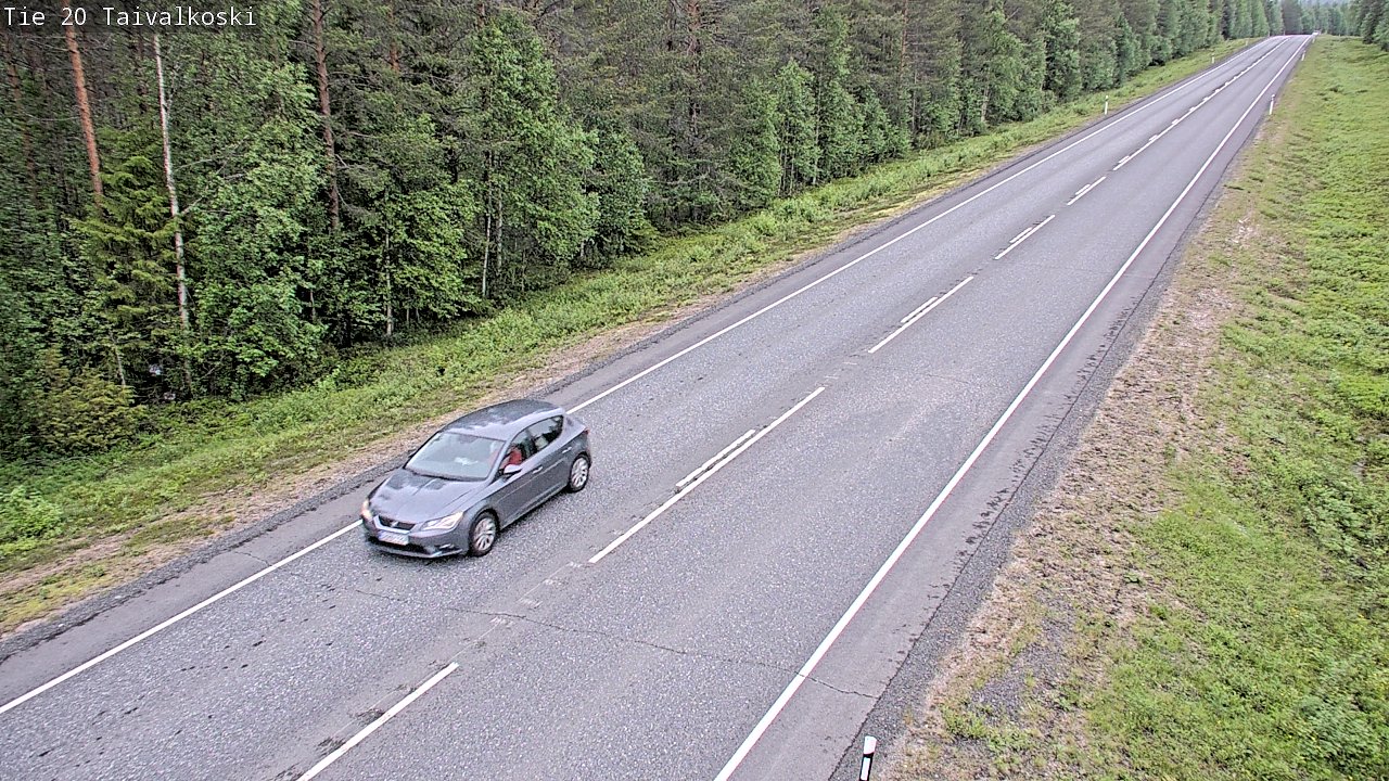 Kelikamerat Kuva Tie 20 Taivalkoski, Taivalkoski, Pohjois-Pohjanmaa