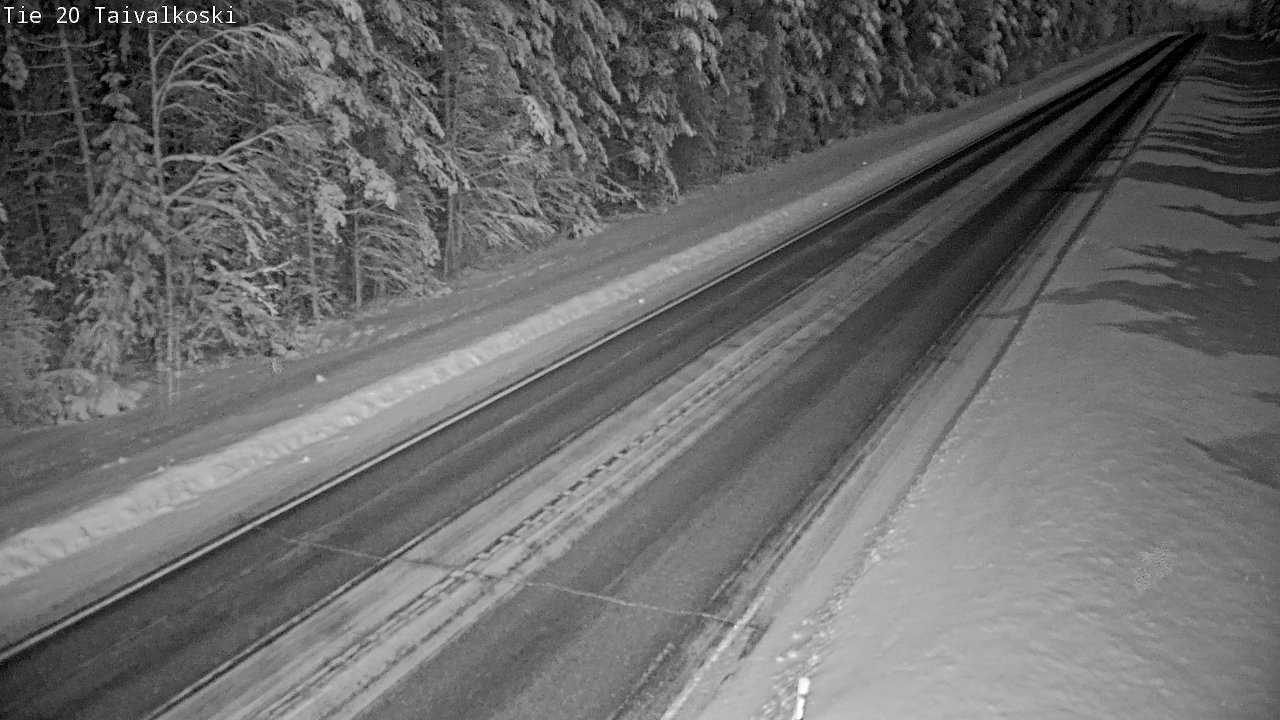 Weather Camera Image Road 20 Taivalkoski, Taivalkoski, Pohjois-Pohjanmaa