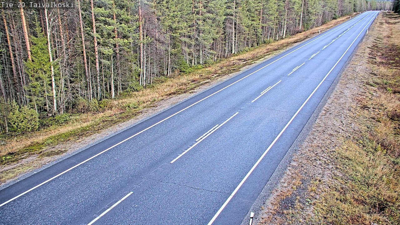Kelikamerat Kuva Tie 20 Taivalkoski, Taivalkoski, Pohjois-Pohjanmaa