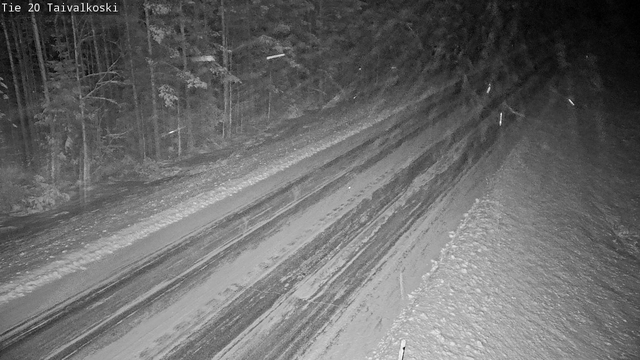 Weather Camera Image Road 20 Taivalkoski, Taivalkoski, Pohjois-Pohjanmaa