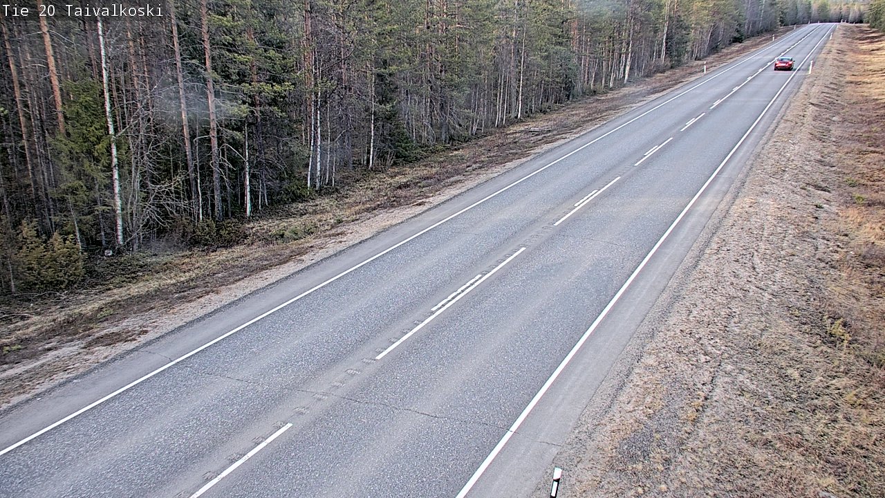 Kelikamerat Kuva Tie 20 Taivalkoski, Taivalkoski, Pohjois-Pohjanmaa