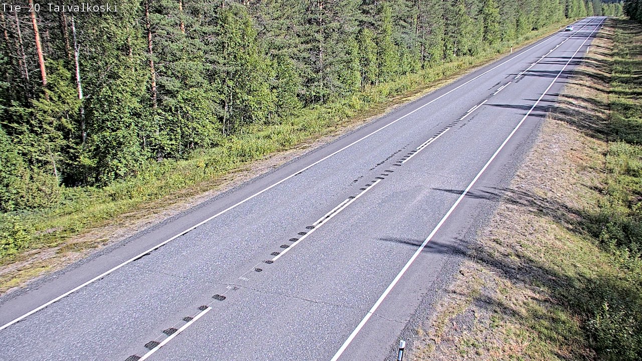 Kelikamerat Kuva Tie 20 Taivalkoski, Taivalkoski, Pohjois-Pohjanmaa