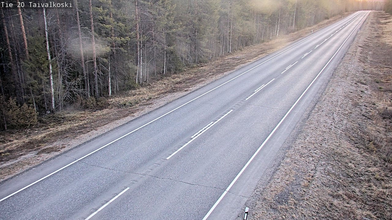 Kelikamerat Kuva Tie 20 Taivalkoski, Taivalkoski, Pohjois-Pohjanmaa