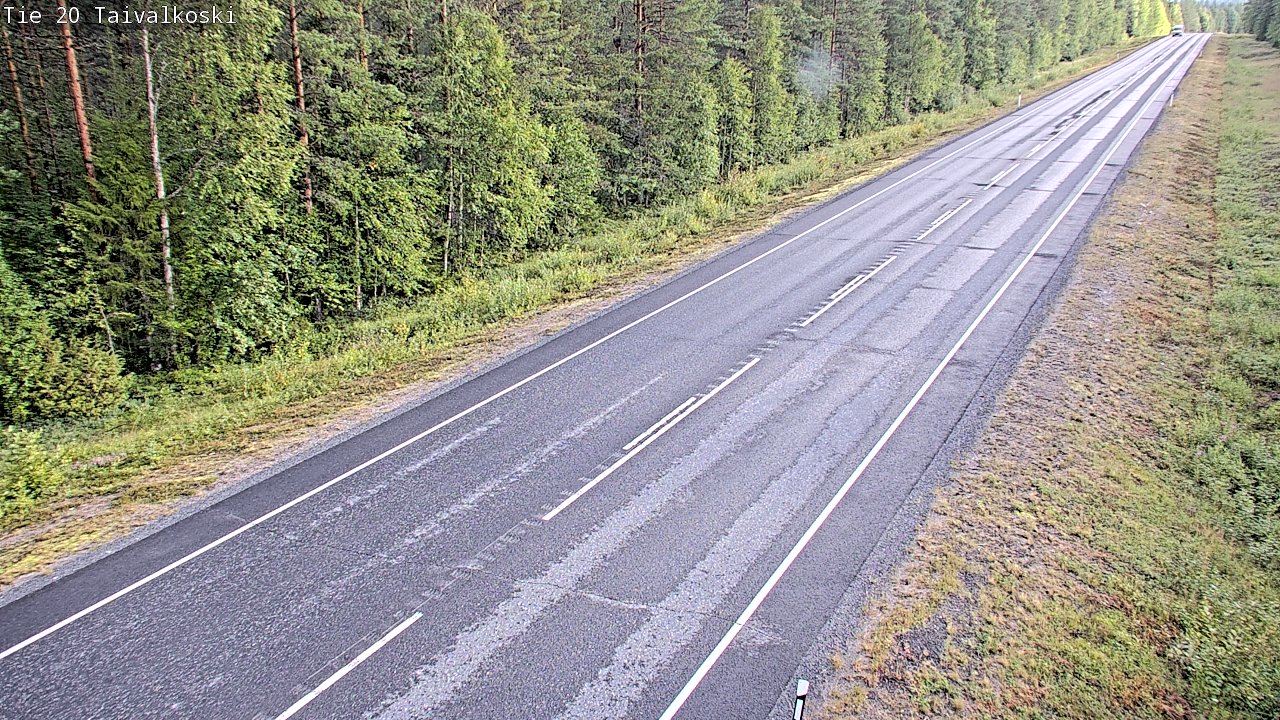Weather Camera Image Road 20 Taivalkoski, Taivalkoski, Pohjois-Pohjanmaa