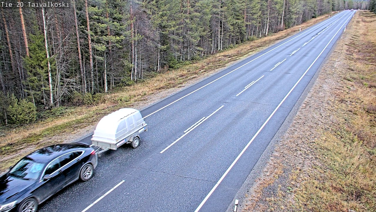 Kelikamerat Kuva Tie 20 Taivalkoski, Taivalkoski, Pohjois-Pohjanmaa