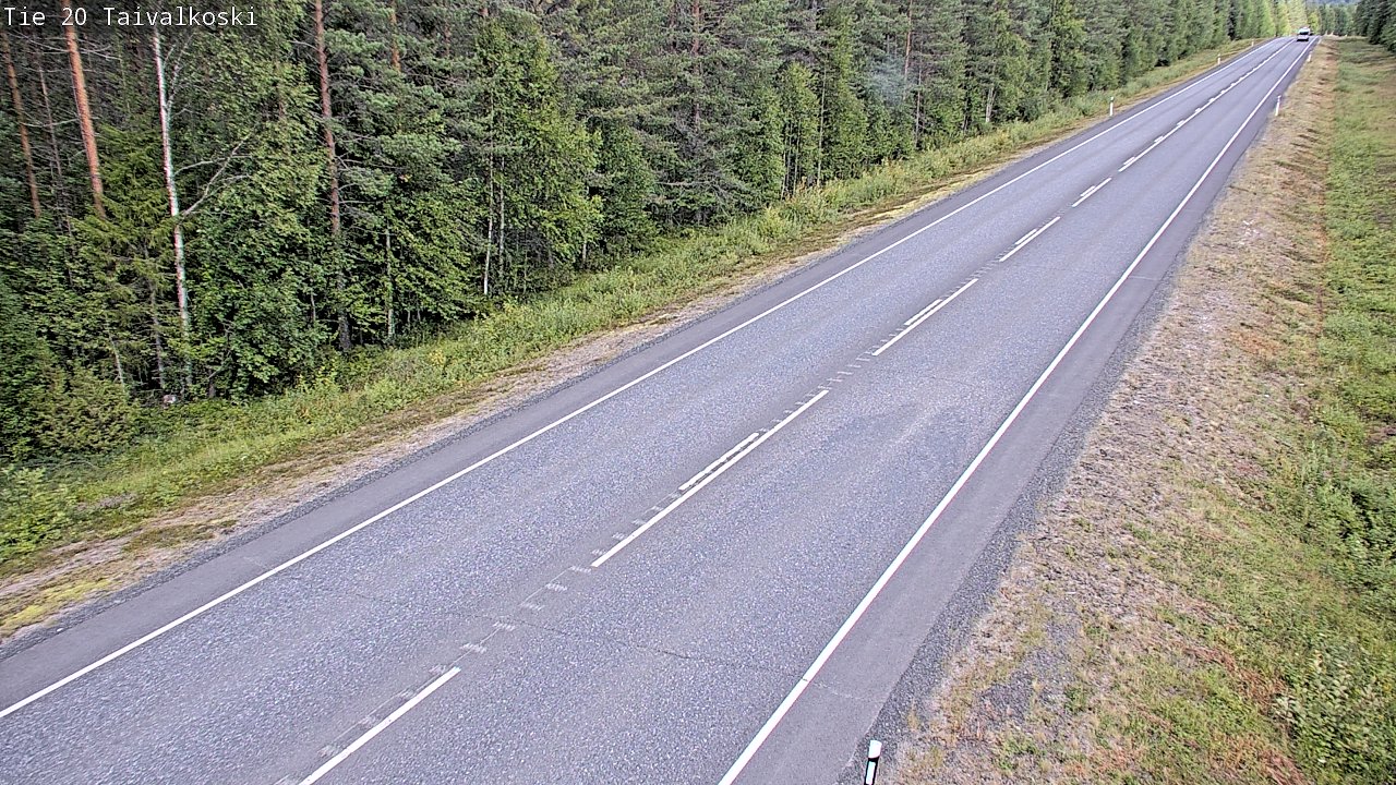 Kelikamerat Kuva Tie 20 Taivalkoski, Taivalkoski, Pohjois-Pohjanmaa