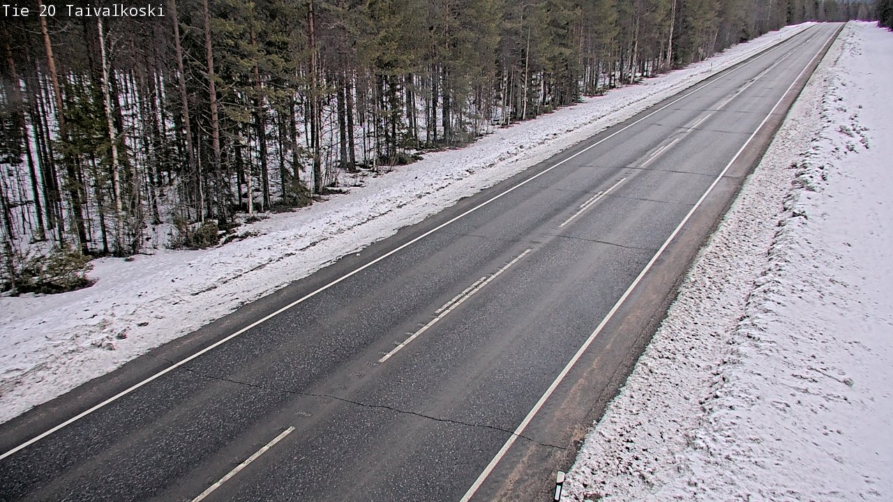 Kelikamerat Kuva Tie 20 Taivalkoski, Taivalkoski, Pohjois-Pohjanmaa