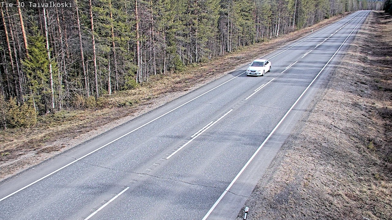 Kelikamerat Kuva Tie 20 Taivalkoski, Taivalkoski, Pohjois-Pohjanmaa