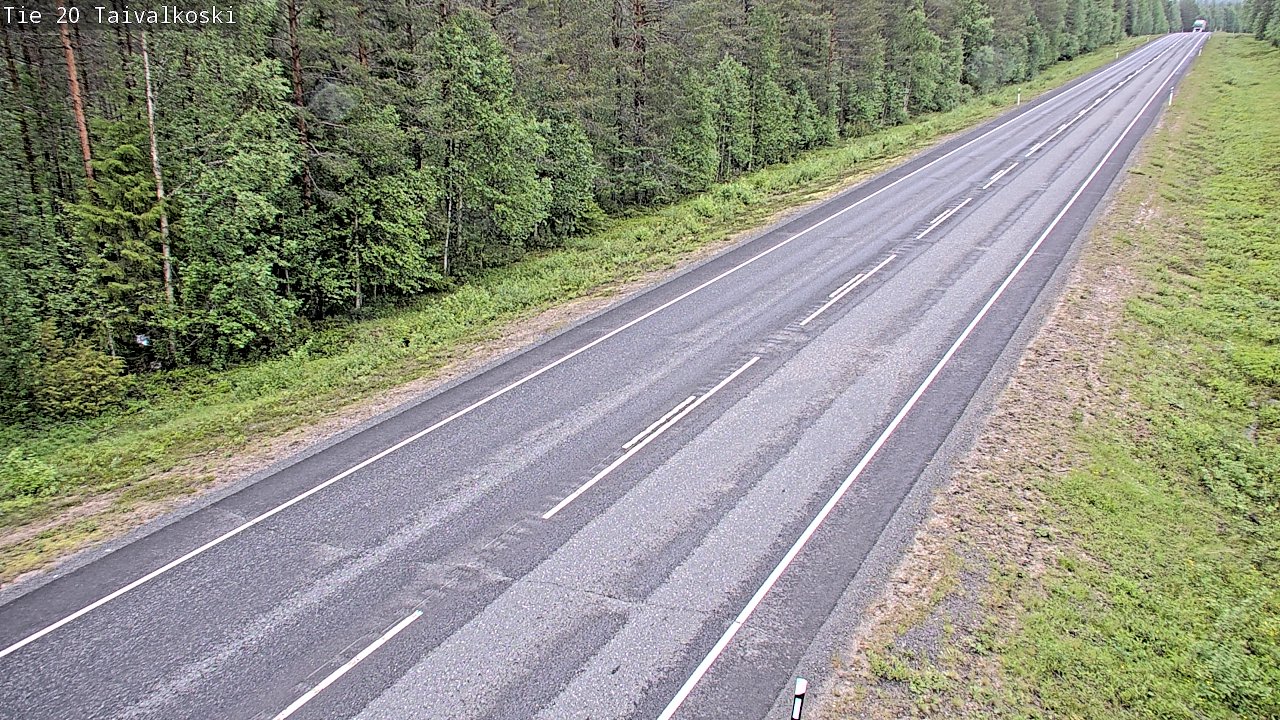 Kelikamerat Kuva Tie 20 Taivalkoski, Taivalkoski, Pohjois-Pohjanmaa