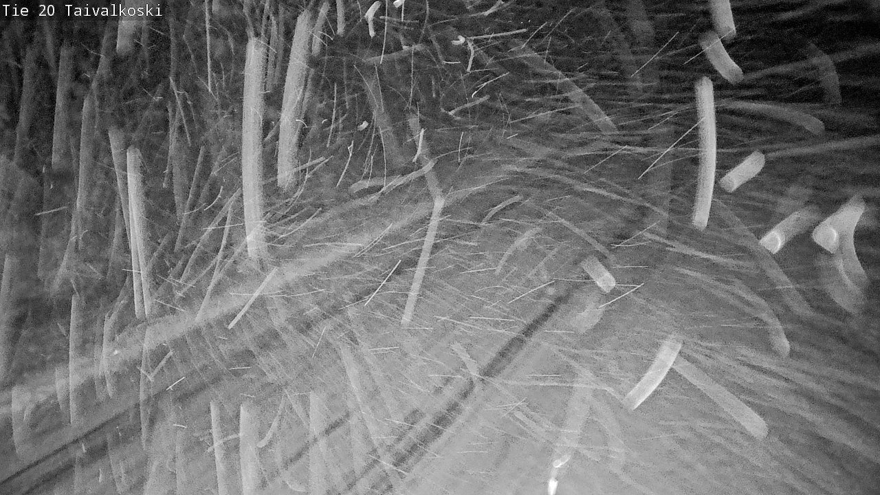 Weather Camera Image Väg 20 Taivalkoski, Taivalkoski, Pohjois-Pohjanmaa
