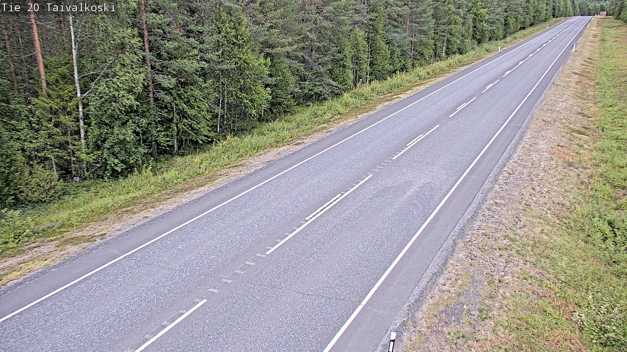 Kelikamerat Kuva Tie 20 Taivalkoski, Taivalkoski, Pohjois-Pohjanmaa