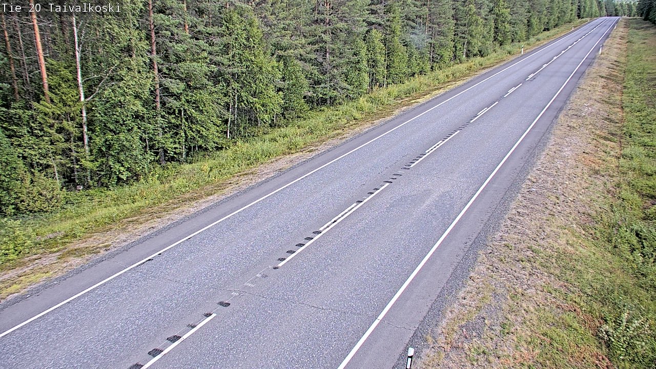 Kelikamerat Kuva Tie 20 Taivalkoski, Taivalkoski, Pohjois-Pohjanmaa