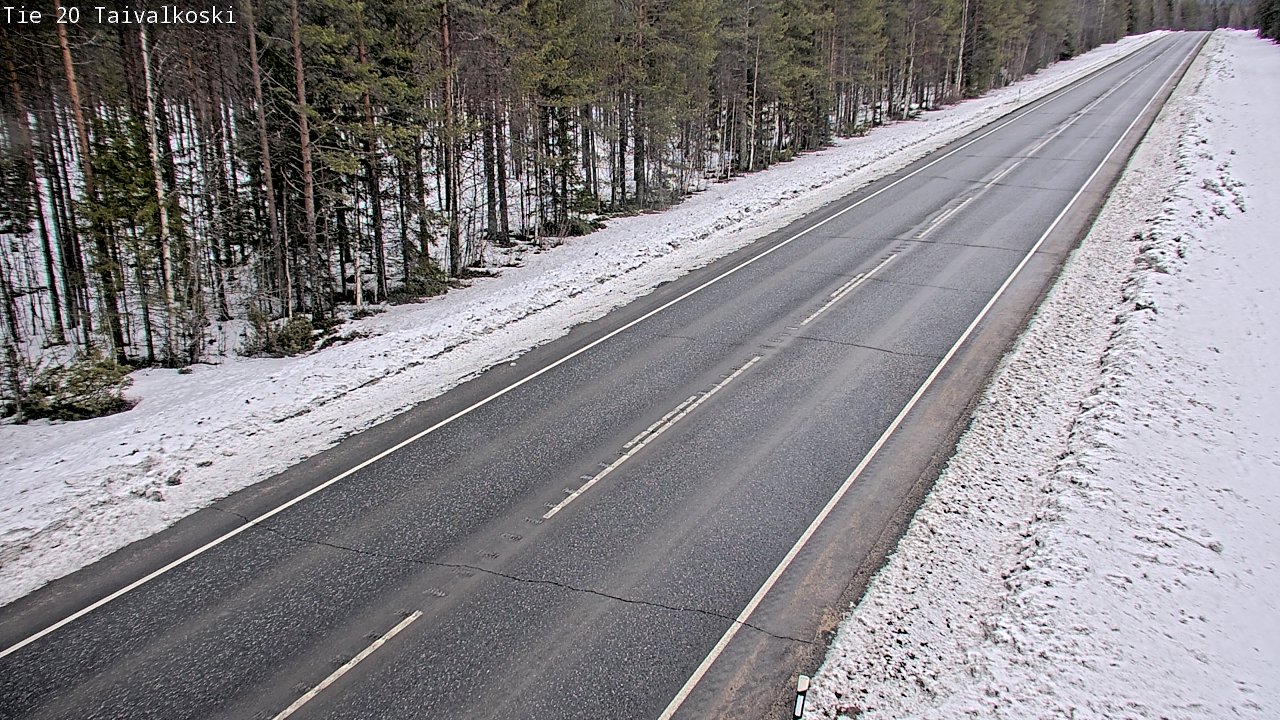 Kelikamerat Kuva Tie 20 Taivalkoski, Taivalkoski, Pohjois-Pohjanmaa