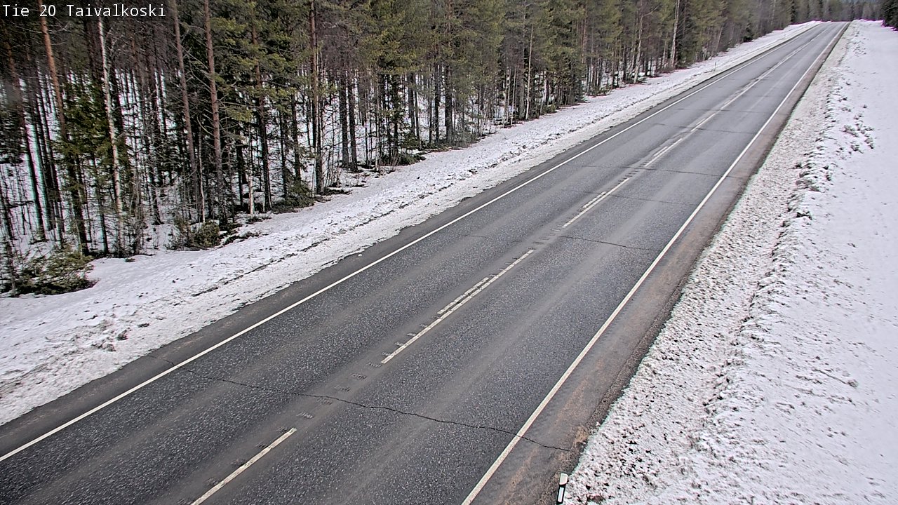 Kelikamerat Kuva Tie 20 Taivalkoski, Taivalkoski, Pohjois-Pohjanmaa