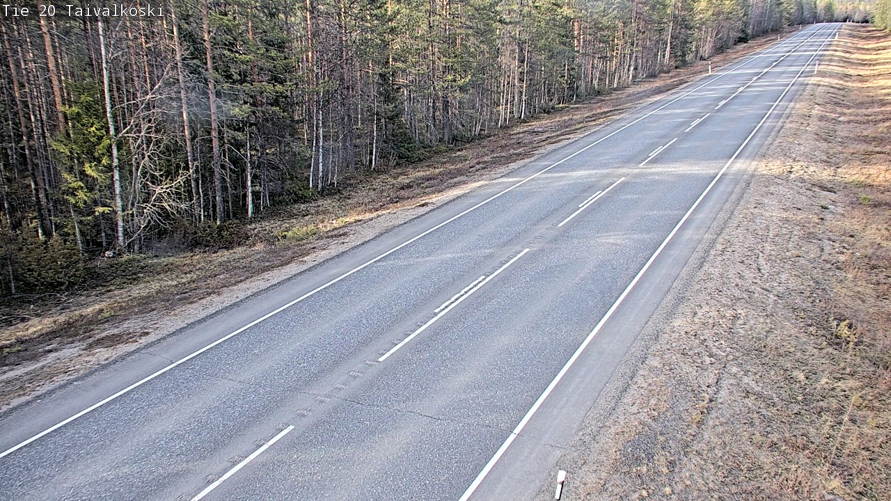 Kelikamerat Kuva Tie 20 Taivalkoski, Taivalkoski, Pohjois-Pohjanmaa