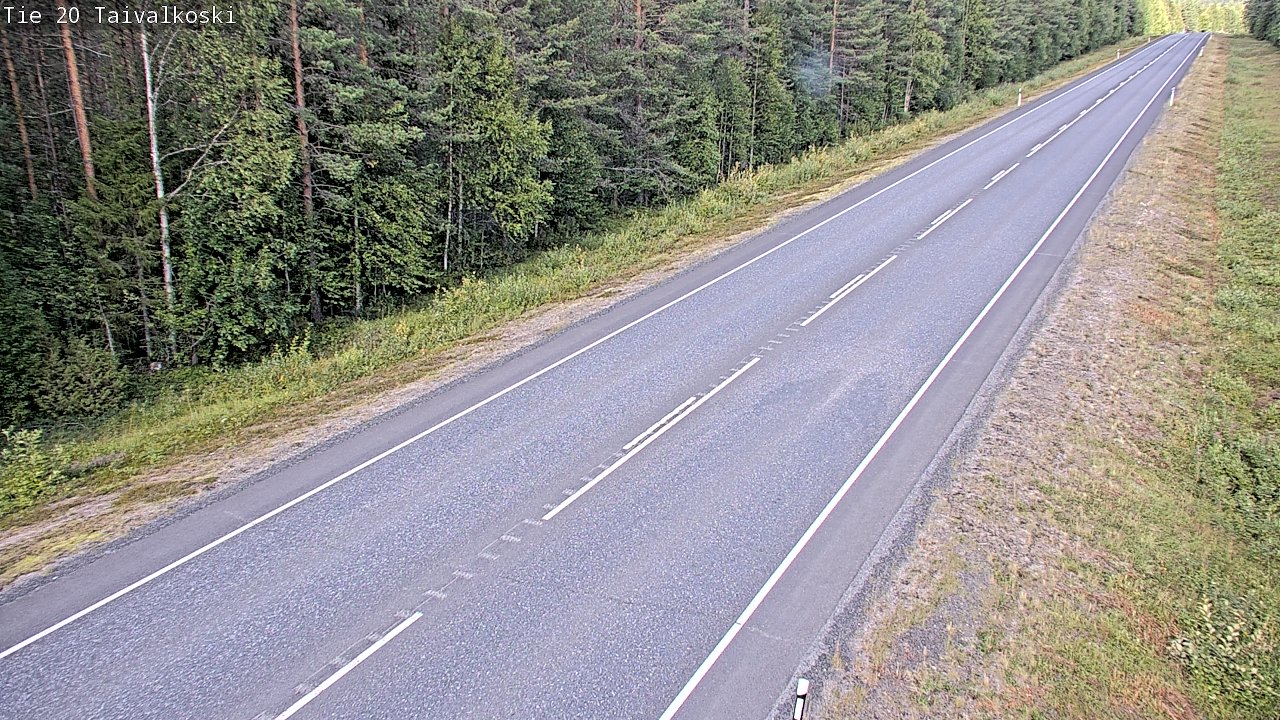 Kelikamerat Kuva Tie 20 Taivalkoski, Taivalkoski, Pohjois-Pohjanmaa