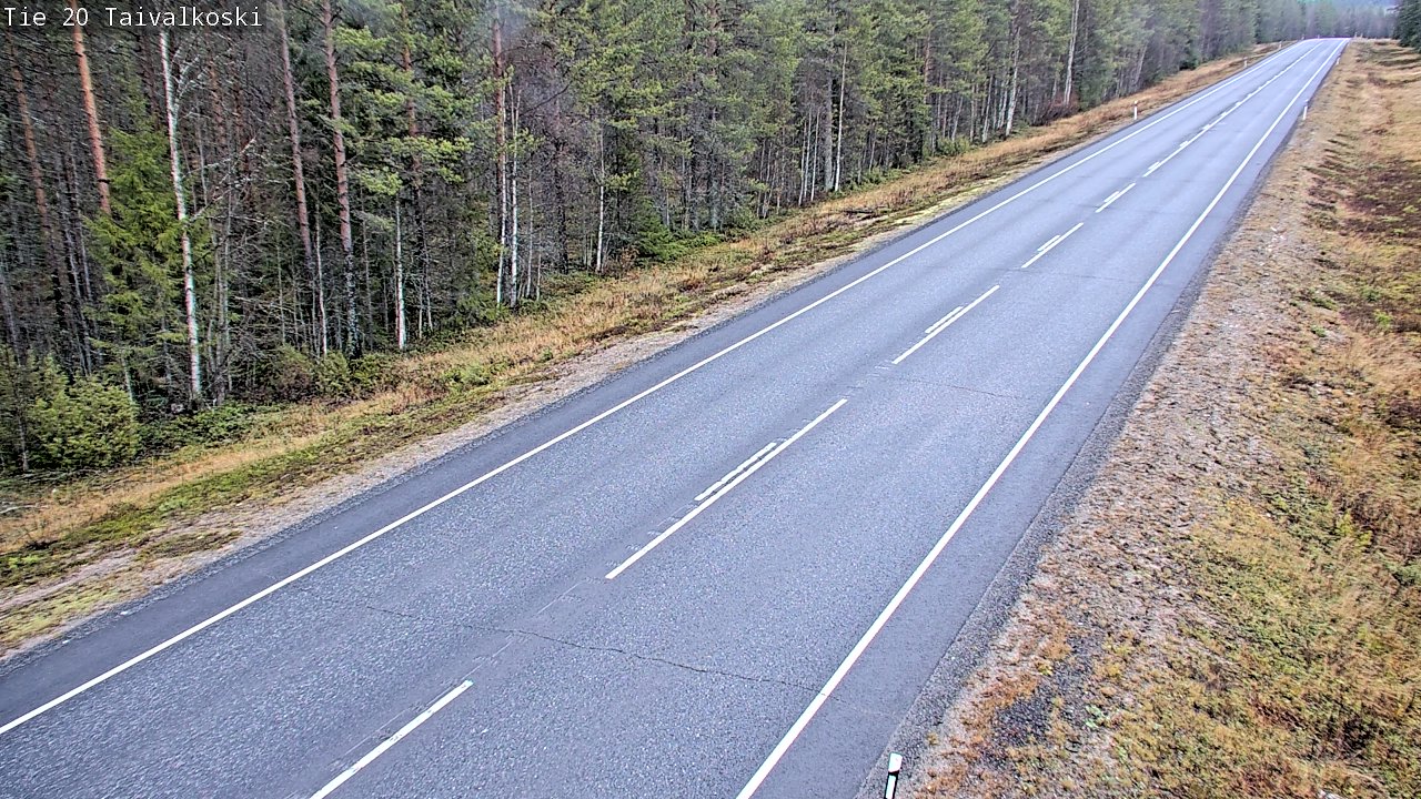 Kelikamerat Kuva Tie 20 Taivalkoski, Taivalkoski, Pohjois-Pohjanmaa