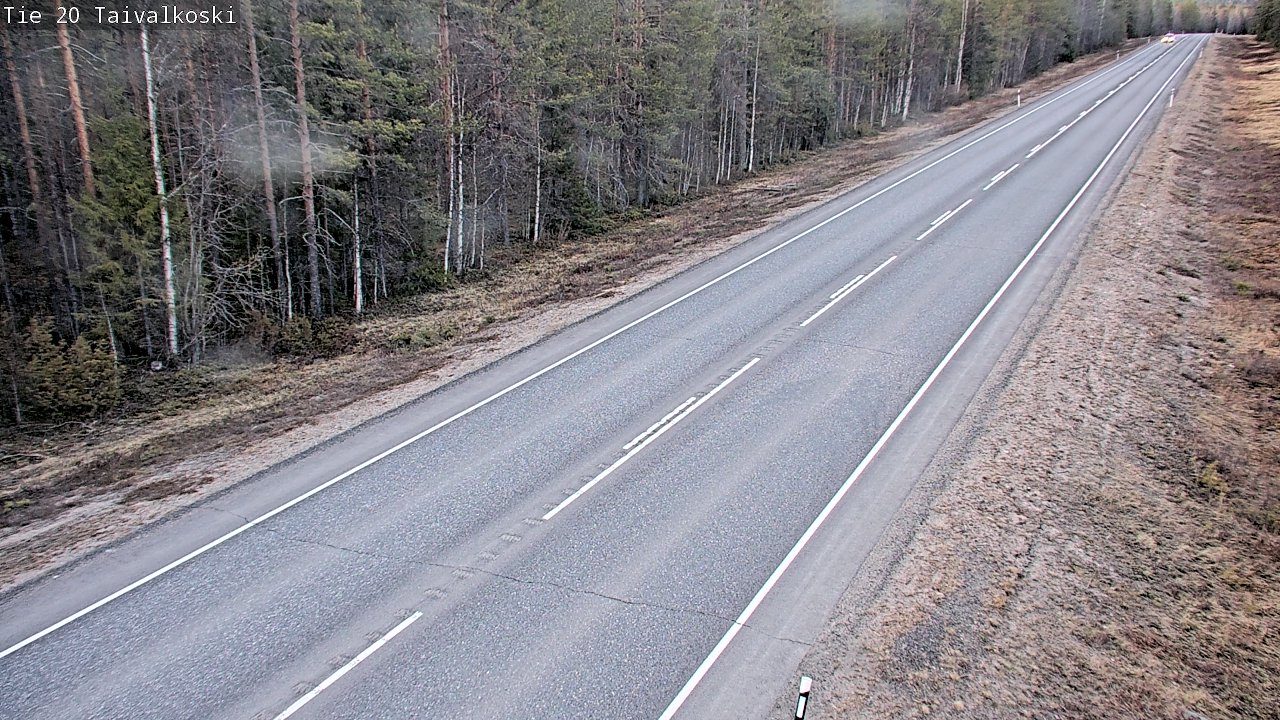 Kelikamerat Kuva Tie 20 Taivalkoski, Taivalkoski, Pohjois-Pohjanmaa