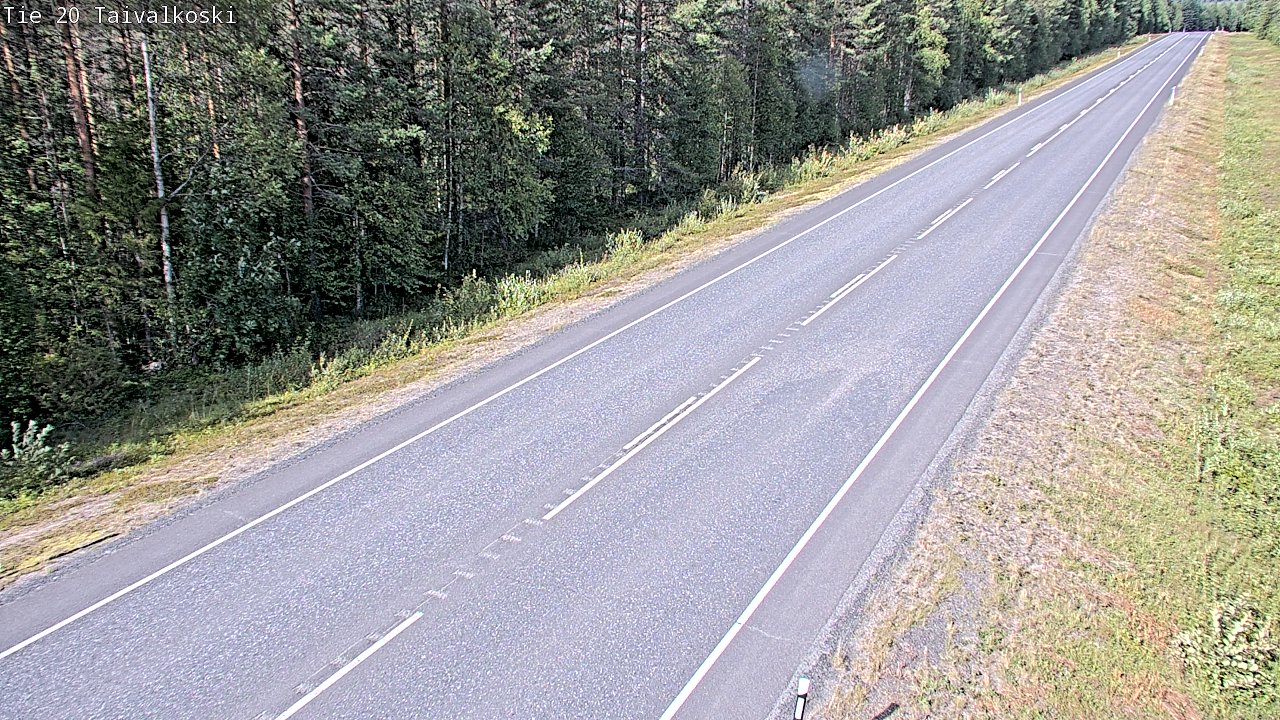 Kelikamerat Kuva Tie 20 Taivalkoski, Taivalkoski, Pohjois-Pohjanmaa