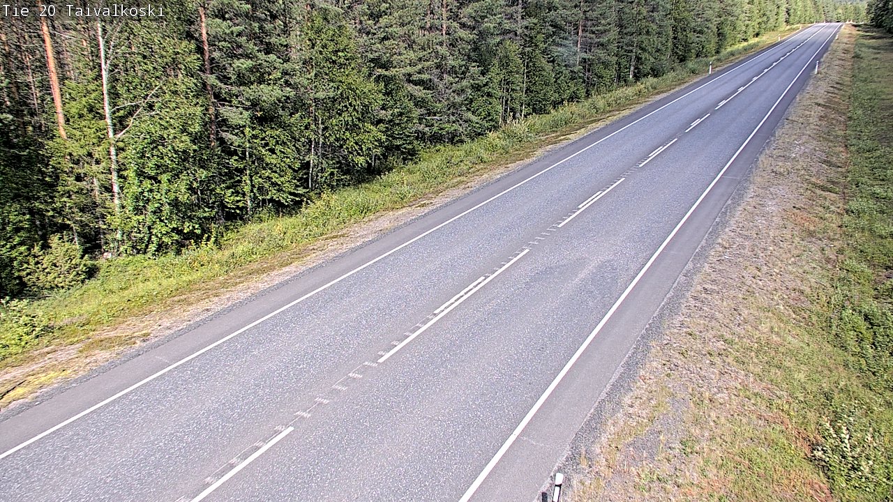 Kelikamerat Kuva Tie 20 Taivalkoski, Taivalkoski, Pohjois-Pohjanmaa