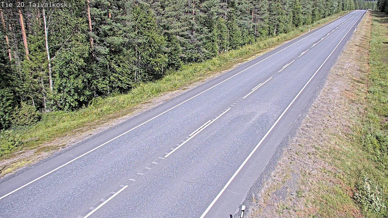 Kelikamerat Kuva Tie 20 Taivalkoski, Taivalkoski, Pohjois-Pohjanmaa