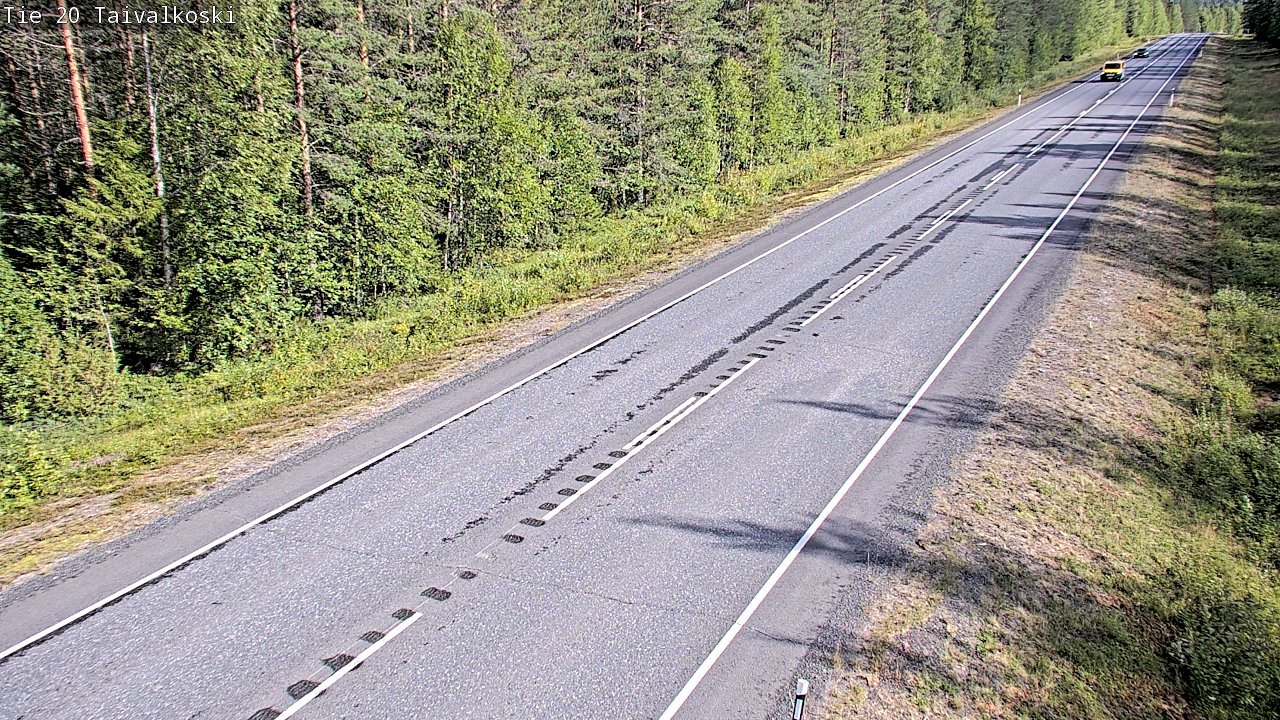 Kelikamerat Kuva Tie 20 Taivalkoski, Taivalkoski, Pohjois-Pohjanmaa