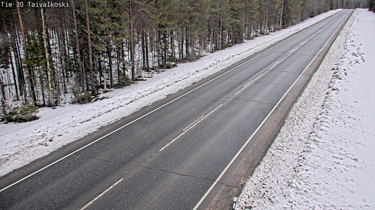 Kelikamerat Kuva Tie 20 Taivalkoski, Taivalkoski, Pohjois-Pohjanmaa