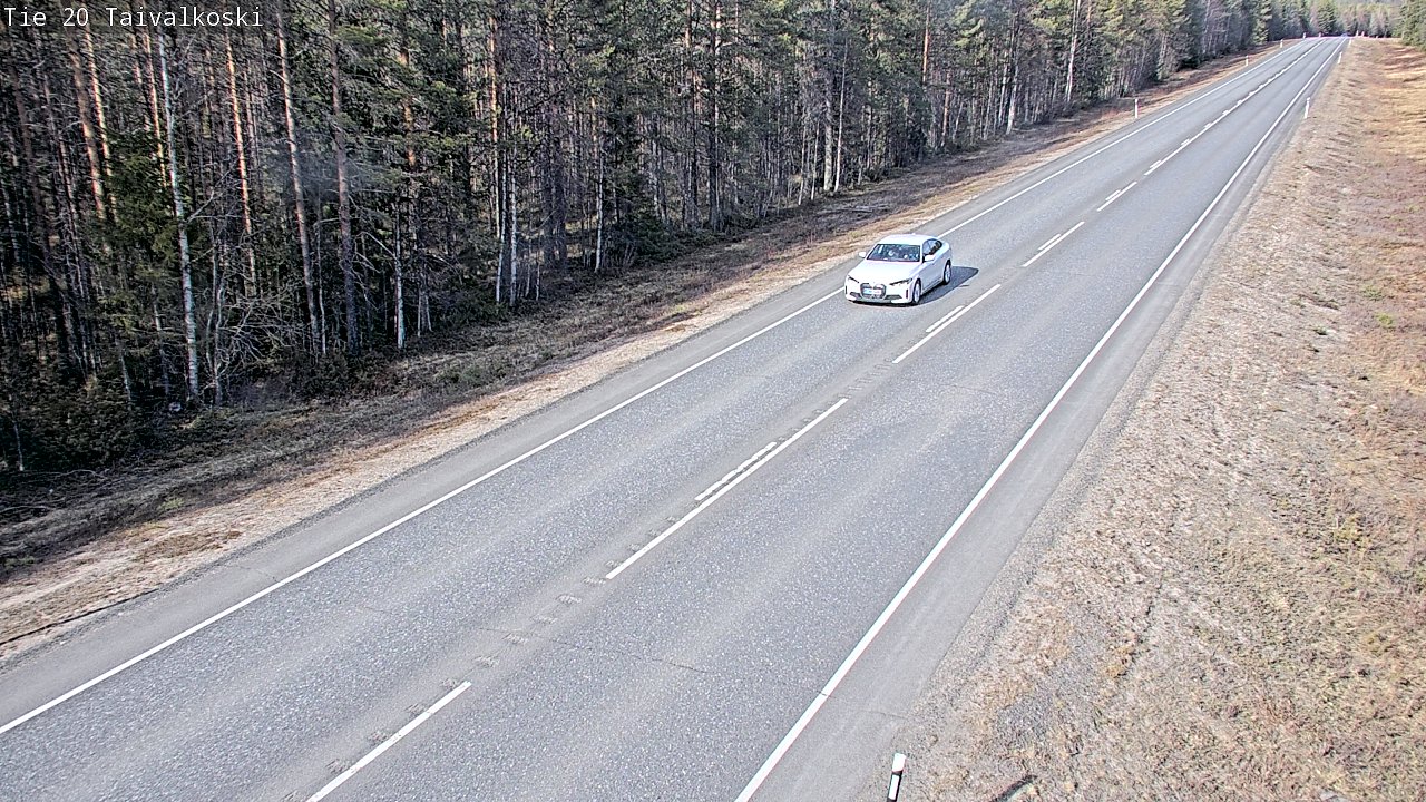 Kelikamerat Kuva Tie 20 Taivalkoski, Taivalkoski, Pohjois-Pohjanmaa