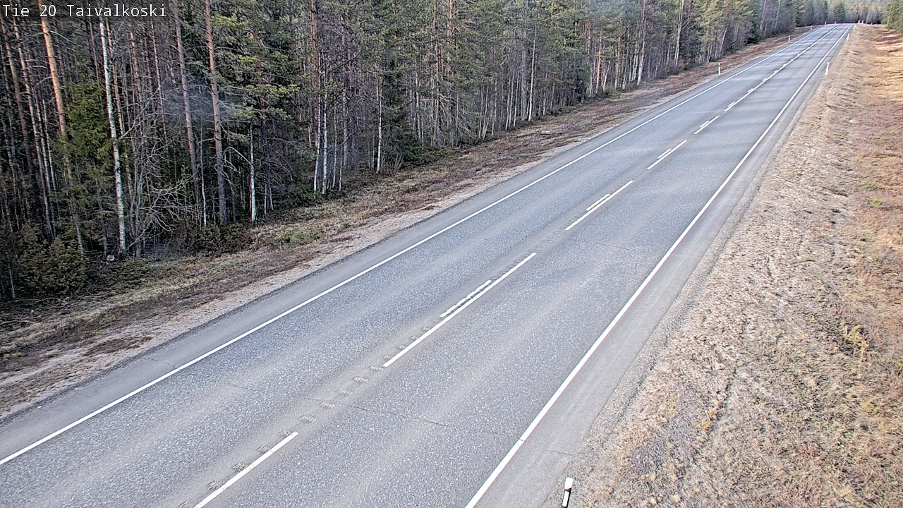 Kelikamerat Kuva Tie 20 Taivalkoski, Taivalkoski, Pohjois-Pohjanmaa