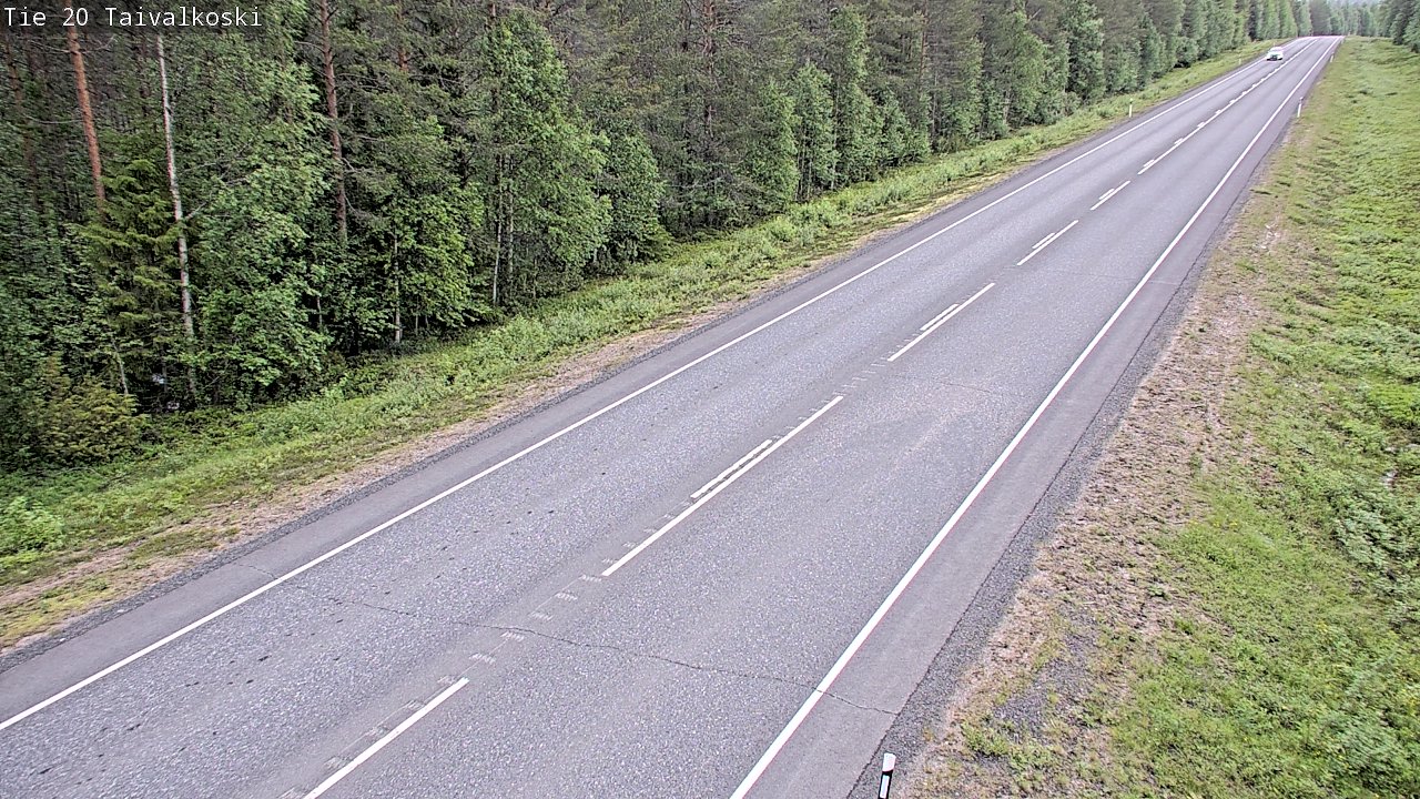Kelikamerat Kuva Tie 20 Taivalkoski, Taivalkoski, Pohjois-Pohjanmaa
