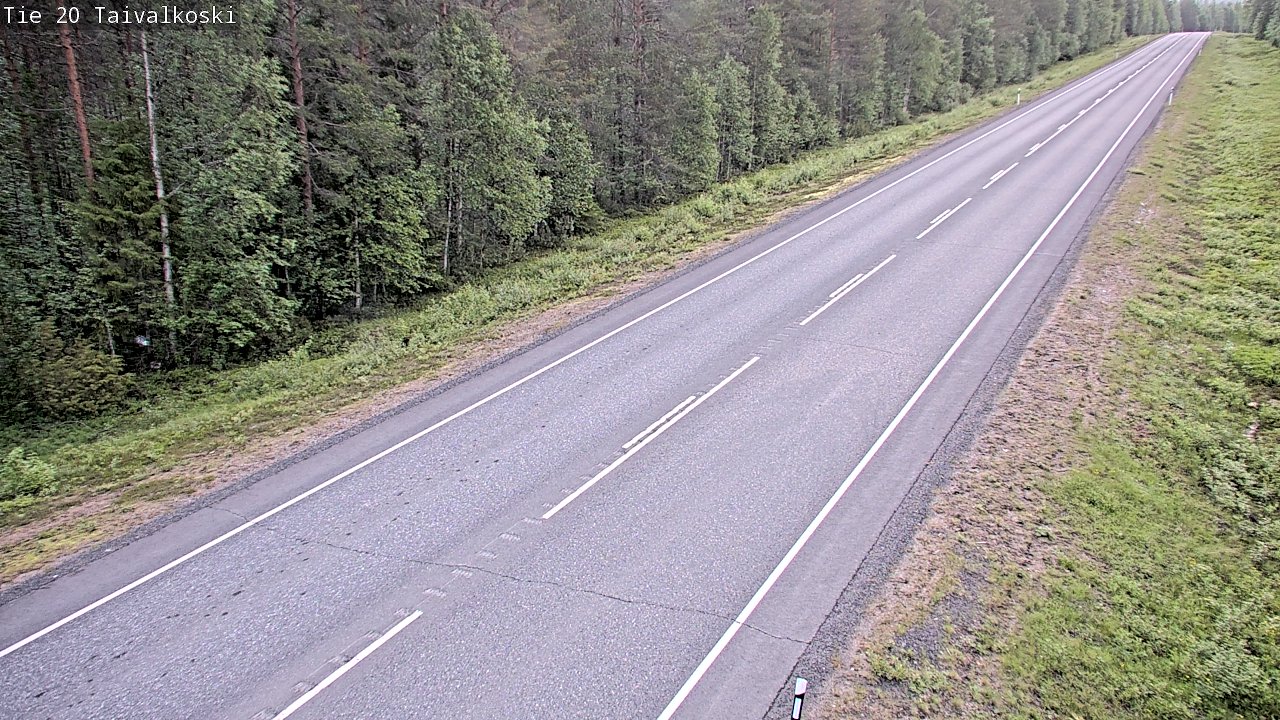 Kelikamerat Kuva Tie 20 Taivalkoski, Taivalkoski, Pohjois-Pohjanmaa
