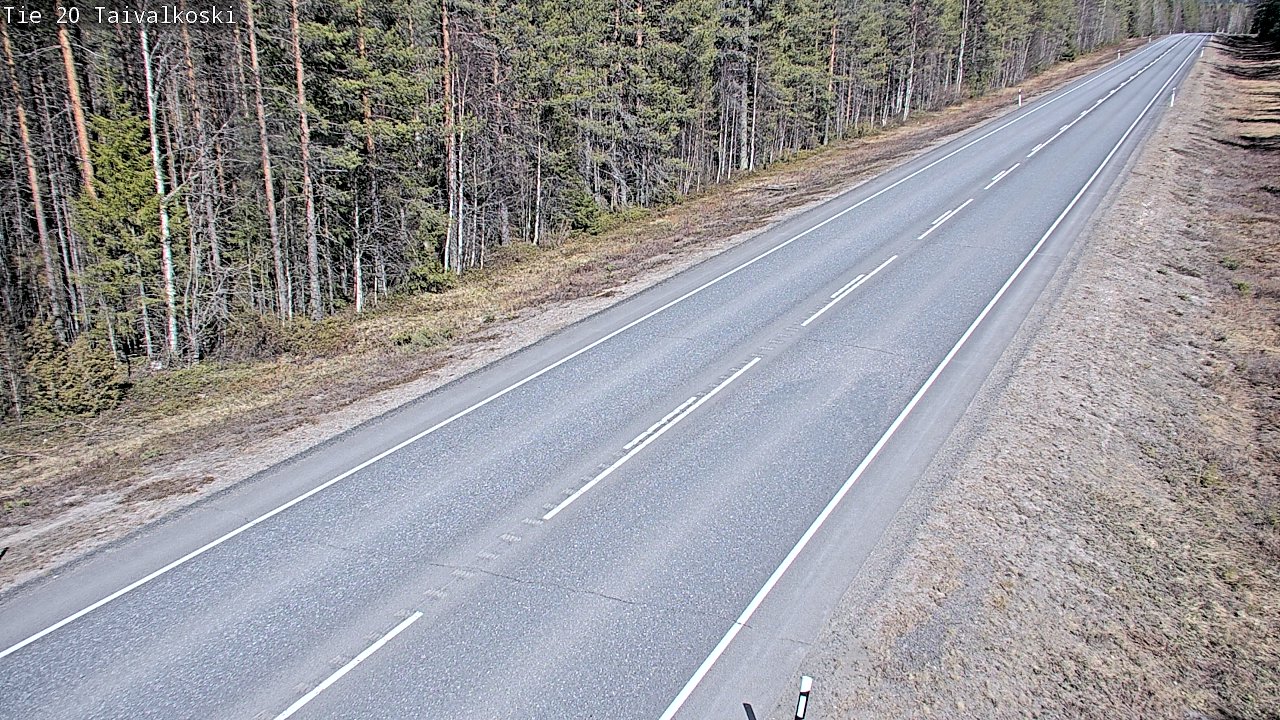 Kelikamerat Kuva Tie 20 Taivalkoski, Taivalkoski, Pohjois-Pohjanmaa