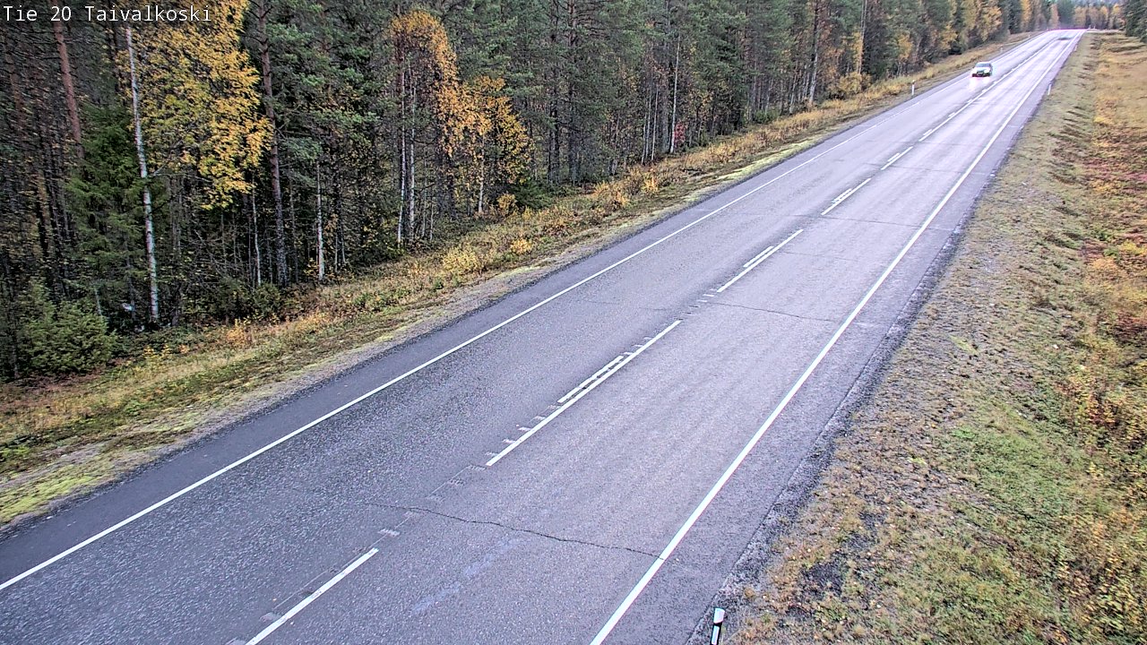 Kelikamerat Kuva Tie 20 Taivalkoski, Taivalkoski, Pohjois-Pohjanmaa