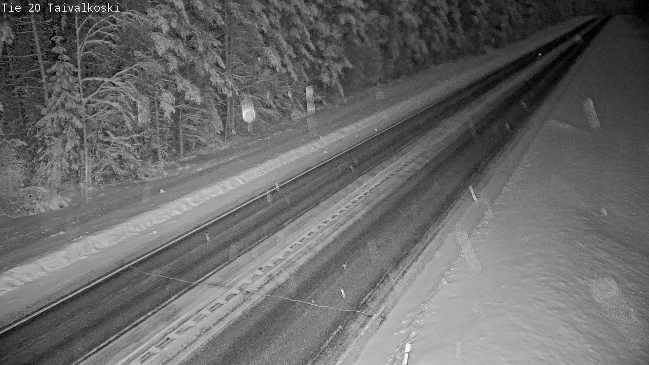 Kelikamerat Kuva Tie 20 Taivalkoski, Taivalkoski, Pohjois-Pohjanmaa
